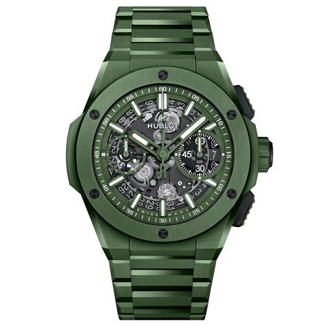 hublot big bang integral green ceramic|hublot big bang steel ceramic.